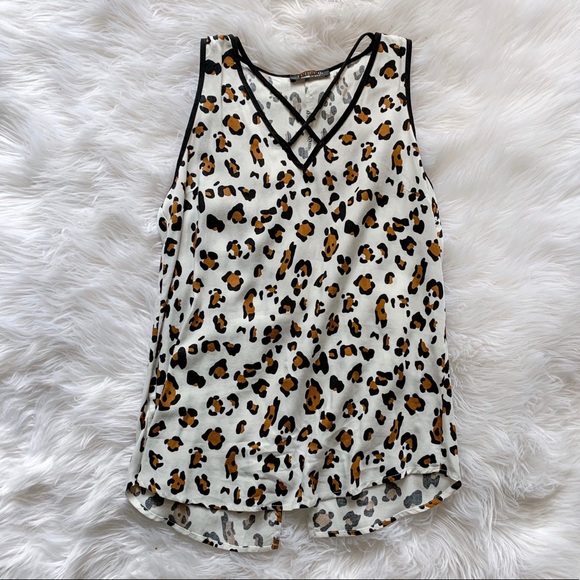 CHEETAH PRINT TANK SIZE S BOUTIQUE - Picture 3 of 4